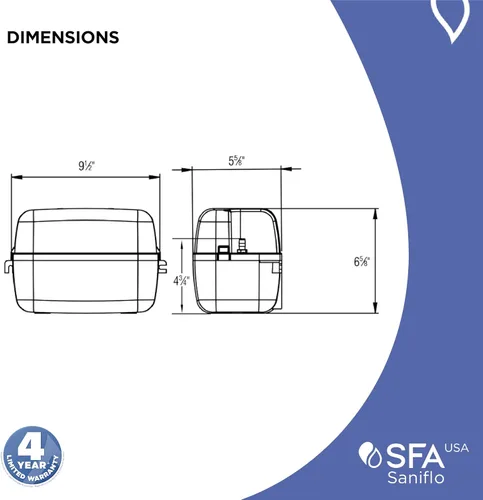 Miniatura 6 de SFA SANIFLO - Sanicondens - Bomba de condensado - Fácil instalación para calderas de condensación, sistemas HVAC y sistemas de calentadores de agua