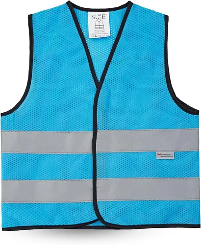 Miniatura 28 de Chaleco de seguridad SIFE para niños de 3 a 12 años, con tecnología compatible 3M, 6 colores - malla y punto Púrpura