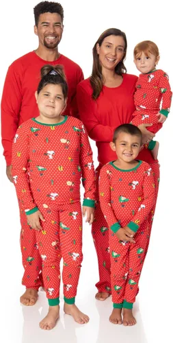 Miniatura 2 de Peanuts Snoopy - Pijamas familiares a juego, cómodos conjuntos de 2 piezas para Navidad