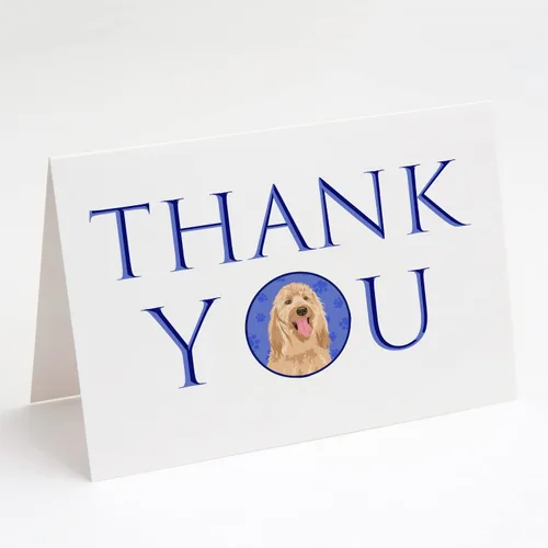 Miniatura 11 de Caroline's Treasures CK8919GCA7P - Tarjetas de felicitación y sobres de agradecimiento tricolor #1, diseño de pastor australiano, color negro, Blanco