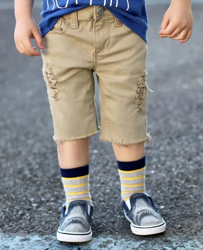 Miniatura 3 de Jefferies Socks Paquete de 6 calcetines con patrón de rayas para niño