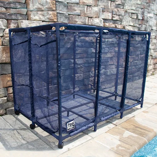 Miniatura 2 de Soporte para fideos de piscina, juguetes, flotadores, bolas y flotadores, organizador de almacenamiento de malla, extra grande
