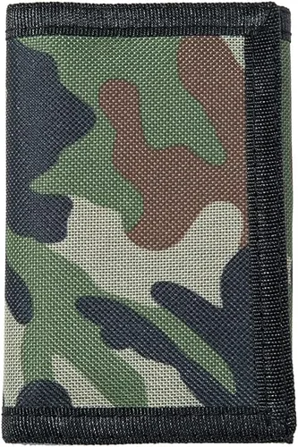 Leyeve Wallet,Kids Festivals gifts,Birthday Gifts Wallet,RFID Trifold Canvas Outdoor Sports Wallet for Kids-Utility Wallet for Green camouflage