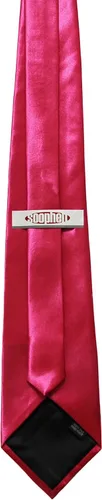 Miniatura 46 de Soophen corbata para hombre 3.75 pulgadas de color sólido