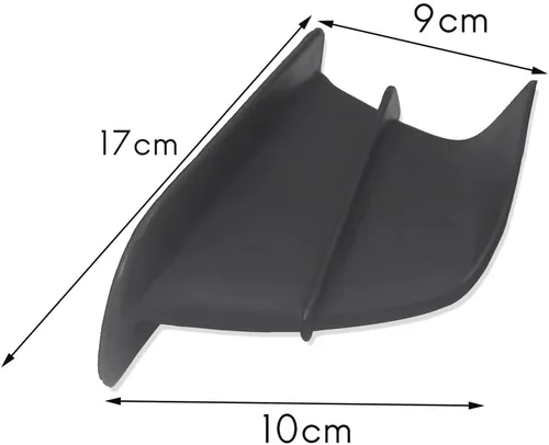Miniatura 4 de Parabrisas de motocicleta carenado delantero de motocicleta, flujo de viento, fijación de ala de labio compatible con BMW S1000RR compatible