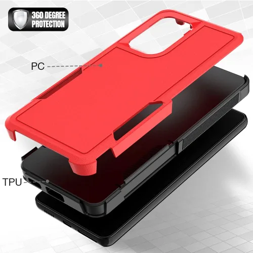 Miniatura 245 de Jeylly Compatible con Samsung Galaxy A22 5G Funda, Funda Samsung A22 5G con 2pcs protectores de pantalla de vidrio templado