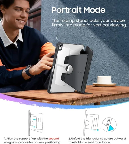 Miniatura 3 de Fintie Funda magnética con soporte para iPad Air de 11 pulgadas M4/M3/M2 (2026/2025/2024), iPad Air de 5ª / 4ª generación (2022/2020) de 10.9