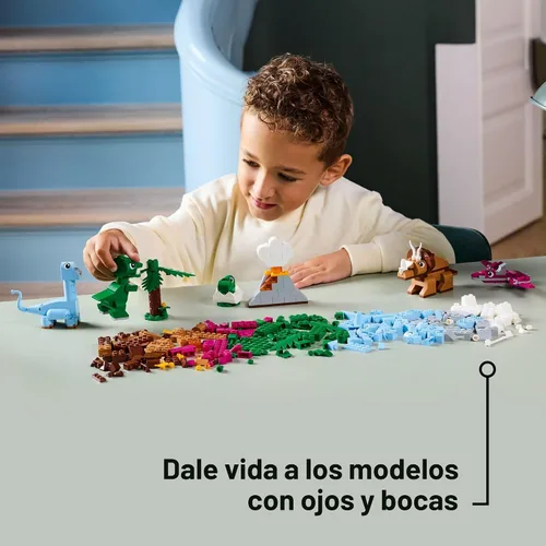 Miniatura 4 de LEGO Clásico Juguetes Creativos Dinosaurios - Bloques de Construcción para Niños, Niños y Niñas, Edades 5+ - Juguetes Educativos y de Aprendizaje