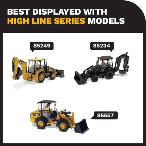 Miniatura 7 de Diecast Masters Caterpillar 420F2 It Retroexcavadora Cargadora Serie High Line Vehículo
