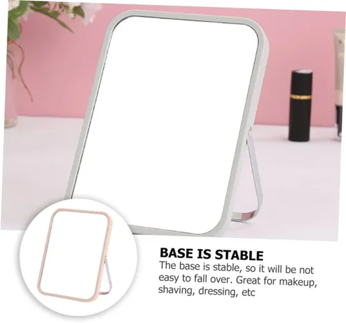 Miniatura 7 de FOMIYES 1pc espejo de vanidad luces plegable soporte para cosméticos caseros estilo simple color aleatorio