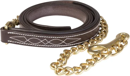 Miniatura 2 de Huntley Equestrian Correa de cuero con cadena (costura elegante, acolchada)