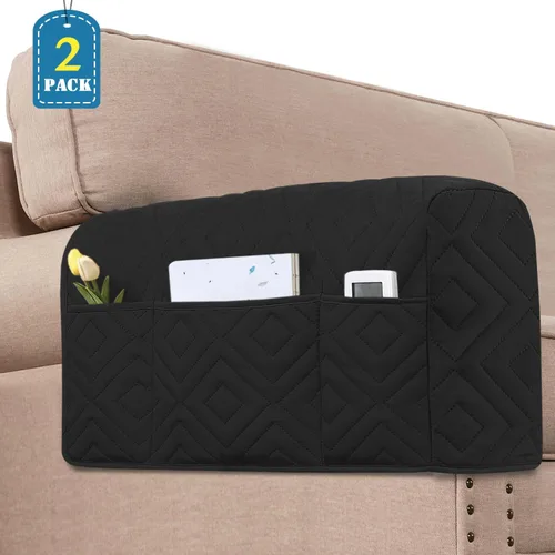Miniatura 2 de Fundas para reposabrazos para sillas y sofás, protector antideslizante para brazos de sofá para perros, gatos y mascotas, resistente al agua, funda