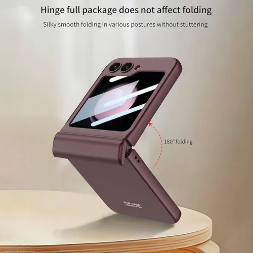 Miniatura 6 de STORMTAL Funda protectora delgada para Samsung Galaxy Z Flip 5, protección de bisagra, protector de pantalla integrado, carga inalámbrica, a prueba
