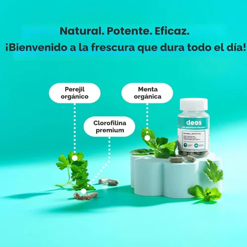Miniatura 5 de DEOS Suplemento desodorante interno – Desodorante de cuerpo completo para la salud intestinal, salud de la piel, desintoxicación y apoyo a