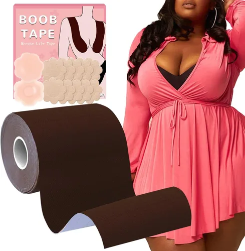 Miniatura 20 de Cinta Bob para levantamiento de senos, Boobytape para levantamiento de senos de tamaño grande, cinta de pecho de 3 pulgadas para rollo de senos