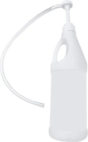 Miniatura 5 de ZEELINE BY MILTON Bomba manual para botellas de cuarto de galón, cuello de 1.102 in, con adaptador de rosca marina, uso con líquidos diferenciales