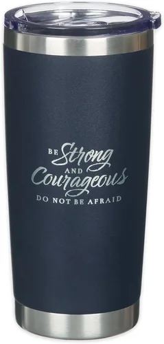 Miniatura 21 de Christian Art Gifts - Vaso de viaje de acero inoxidable de 18 oz con doble pared aislante al vacío con versículo bíblico, gris, con tapa retráctil
