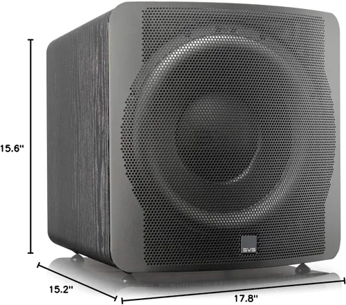 Miniatura 4 de SVS Subwoofer SB-3000 - Controlador de 13 pulgadas, 800 W RMS, potencia máxima de 2500 W, aplicación de control DSP - Ceniza negra premium