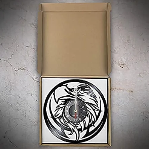 Miniatura 3 de Reloj de pared vintage, reloj de pared con bandera patriótica de águila americana, arte de pared, silencioso, reloj de pared con cabeza de águila