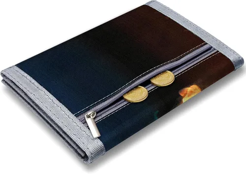Miniatura 2 de JINIHFW Carteras infantiles para niños, carteras para niños de 9 a 12 años, cartera para niños de 6 a 8 años, billetera triple para niños, cartera