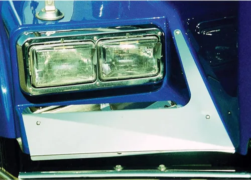 Miniatura 6 de United Pacific Protectores de guardabarros de acero inoxidable 29044 para Kenworth T800 Aerocab, Shield & Protect Fenders, acero inoxidable 430 – un
