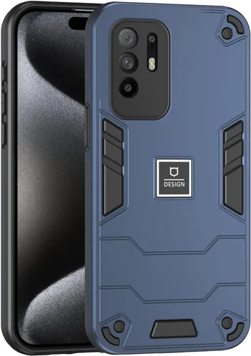 Miniatura 214 de Funda compatible con Huawei Y9 Prime (2019), compatible con Huawei Y9 Prime (2019) 4G STK-L21 2 en 1 [PC duro + TPU], funda de teléfono azul