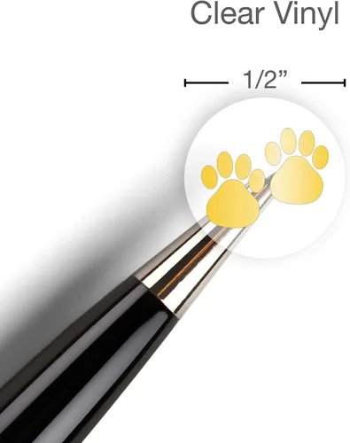 Miniatura 2 de Paw - Calcomanías para planificador de mascotas, 54 láminas doradas (1/2 pulgadas), recordatorio de medicamentos para el cuidado de perros y gatos