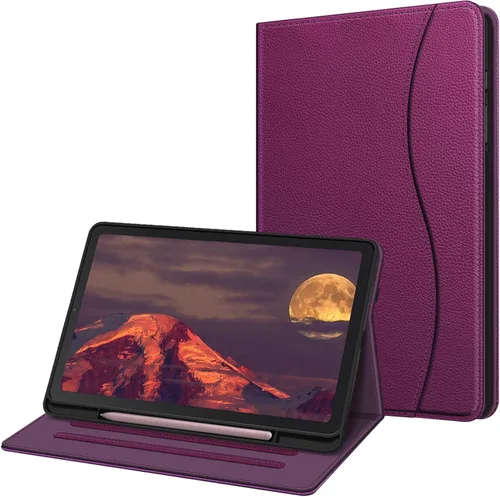 Miniatura 20 de Fintie Funda para Samsung Galaxy Tab S6 Lite 10.4 Pulgadas 2024/2022/2020 con Soporte para S Pen, Funda Trasera de TPU Blanda con Visor Multiángulo