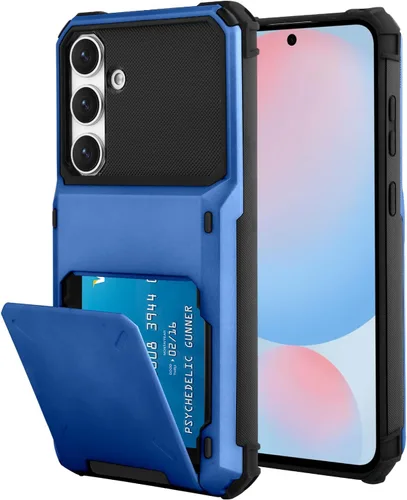 Miniatura 34 de Funda tipo cartera para Samsung Galaxy S22 Ultra con 4 ranuras para tarjetas de crédito a prueba de golpes, funda híbrida de protección reforzada