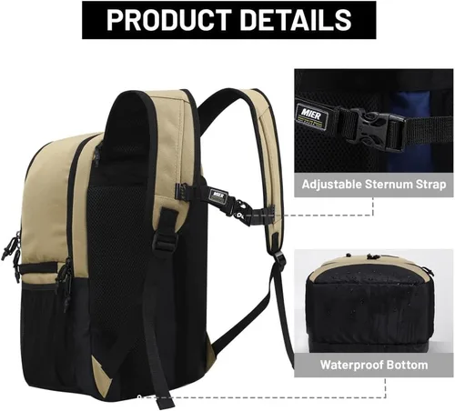 Miniatura 5 de MIER Mochila térmica 2 en 1 aislada para hombres y mujeres, mochila de senderismo con compartimento para el almuerzo, cubierta doble, a prueba