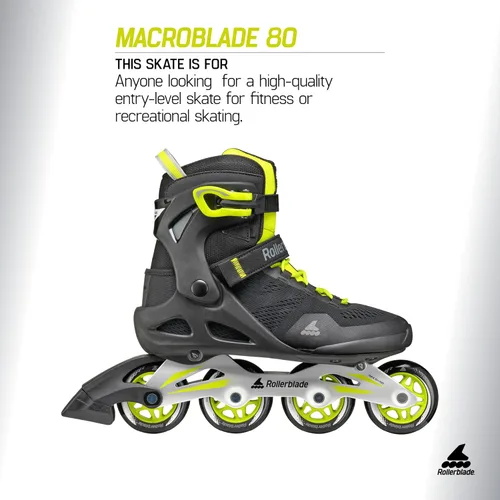 Miniatura 2 de Rollerblade Macroblade 80 - Patines en línea para hombre y adulto, patines en línea de rendimiento