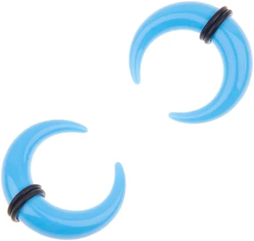 Miniatura 3 de Kit de estiramiento de oídos, 84 unidades, medidores cónicos en espiral, túneles de corazón, juegos de expansores acrílicos 14G-00G, joyería