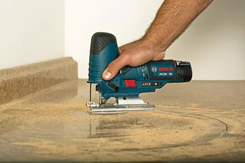 Miniatura 6 de Bosch JS120N Sierra de calar de agarre de barril de 12V Max, inalámbrica, velocidad variable, cambio de hoja de sierra sin herramientas