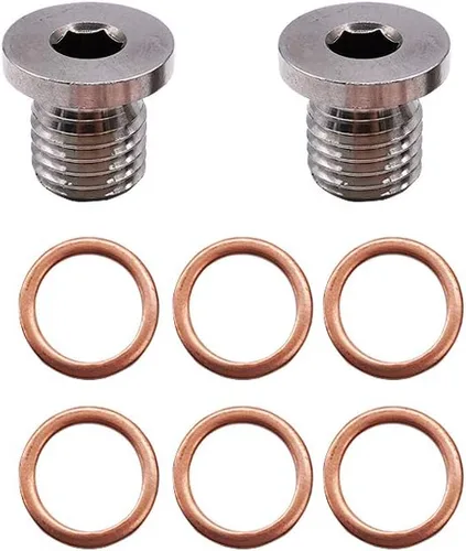 Reemplazo del tapón y arandela de drenaje de aceite del motor del cárter para Polaris Sportsman RZR Ranger Scrambler 7052306
