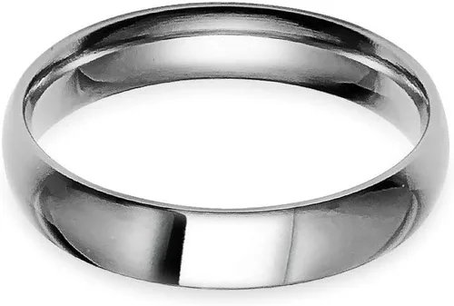 Miniatura 2 de SILVERLINE JEWELRY Anillo de acero inoxidable en tono plateado pulido, oro amarillo, oro rosa, negro y azul de 0.157 in para hombres y mujeres