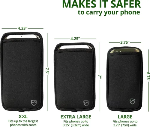 Miniatura 7 de SYB Shield Your Body - Funda bloqueadora de EMF para teléfono, potente bloqueador de radiación para teléfono celular, funda duradera antiradiación