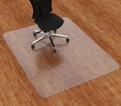 Miniatura 15 de Amyracel Tapete para silla para suelo de madera dura, 36" x 48" tapete para silla de escritorio de computadora, tapete protector de piso de oficina