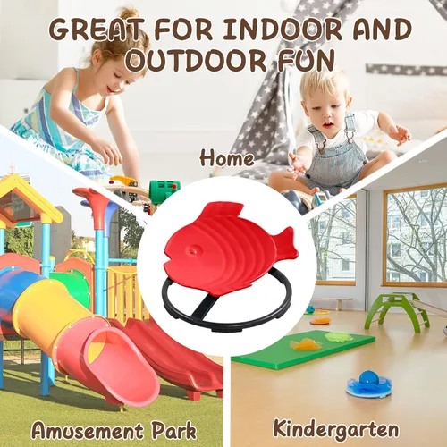 Miniatura 7 de Silla giratoria sensorial para niños con autismo y TDAH, silla giratoria para uso en interiores y exteriores, juguetes para sentarse y girar, sillas