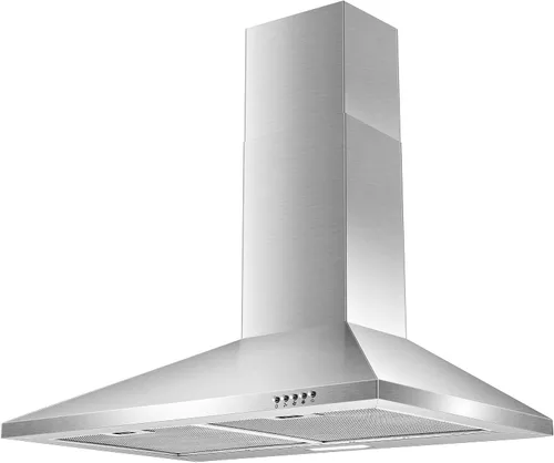 Miniatura 2 de SNDOAS Campana Extractora de 30 Pulgadas, Campana de Cocina de Montaje en Pared en Acero Inoxidable con Convertibilidad de Conducto/Sin Conducto