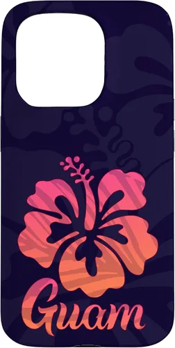 Miniatura 14 de iPhone 14 Pro Max Guam Hibiscus Flower Funda Hafa Adai Guamanian Island Pride