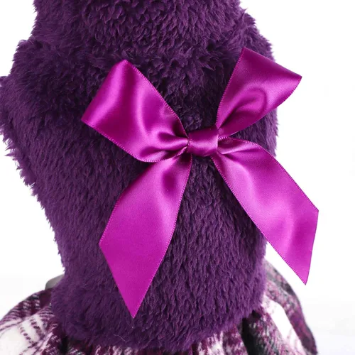 Miniatura 5 de Suéter para Perro Ropa de Invierno para Perros Pequeños para Niños y Niñas Vestido de Otoño para Cachorros de Felpa Caliente Suéteres de Chihuahua