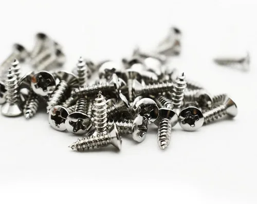 Miniatura 7 de Tornillos de golpeador de guitarra eléctrica de 0.118 pulgadas para guardabarros, tornillos de montaje de placa de arañazos para Fender Strat Tele