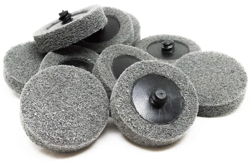 Benchmark Abrasives Discos de lijado de 2 pulgadas, ruedas de preparación de superficies de carburo de silicio de cambio rápido, rueda de pulido