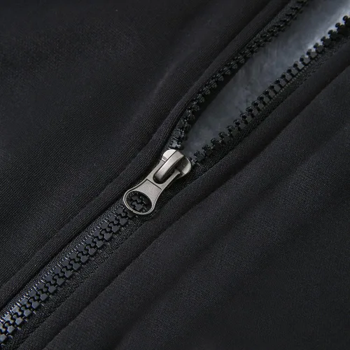 Miniatura 4 de JiangWu Sudaderas con capucha para hombre, forro polar, forro polar, con cremallera, chaquetas