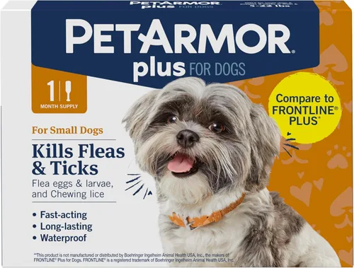 Miniatura 15 de PetArmor Además de prevención de pulgas y garrapatas para perros, tratamiento de pulgas y garrapatas para perros grandes, 1 dosis, tópico