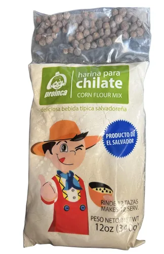Miniatura 2 de HARINA PARA CHILATE PRODUCTO SALVADOREÑO 12ONZAS