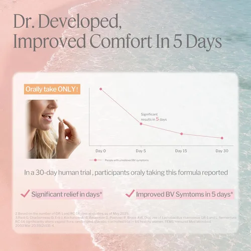 Miniatura 3 de Life-Space Probiótico para mujeres, 2 meses de ración, apoya la microflora vaginal saludable y la comodidad, suplemento diario para mujeres