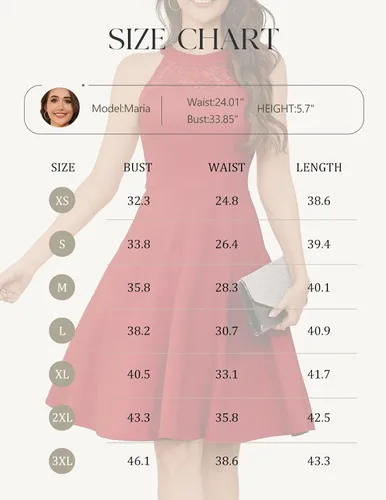 Miniatura 6 de Bbonlinedress Women Cocktail Prom Wedding Dress Halter Lace Evening Party Short Vintage Homecoming Dresses