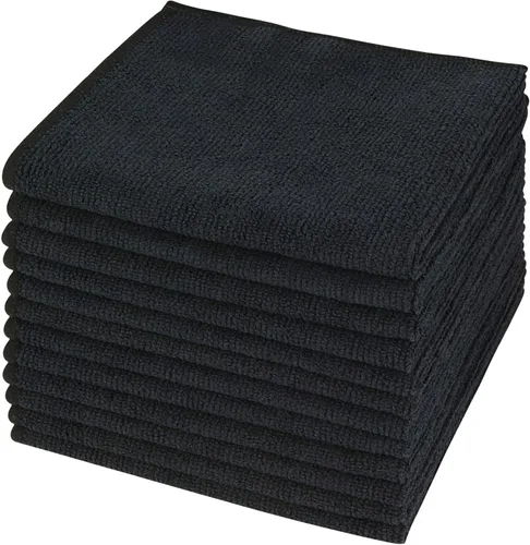 Miniatura 10 de SINLAND Paño de limpieza de microfibra súper absorbente, paños de cocina de secado rápido, sin rayas, paños de vidrio, 12 x 12 pulgadas, paquete