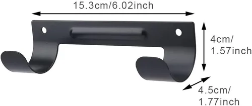 Miniatura 2 de Soporte para tabla de planchar, soporte para tabla de planchar, organizador de pared con tornillos para cuartos de lavado, estante de almacenamiento